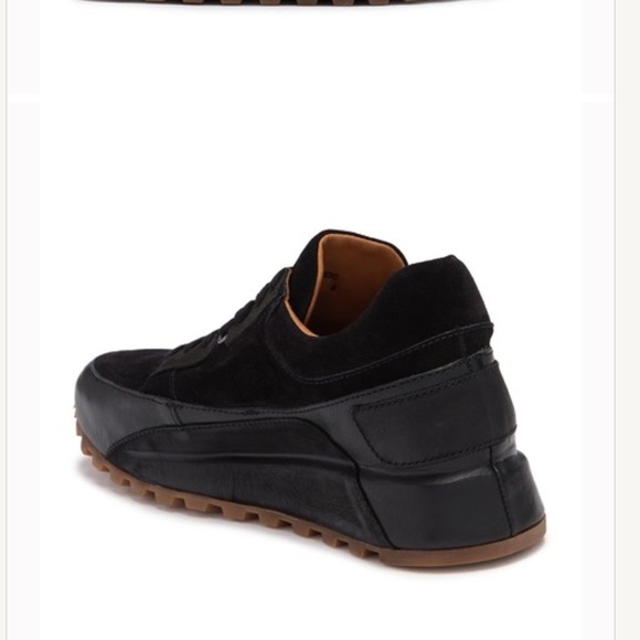 NWT John Varvatos Collection Les Low Black Trainer Sneakers Size 13 - Picture 3 of 16